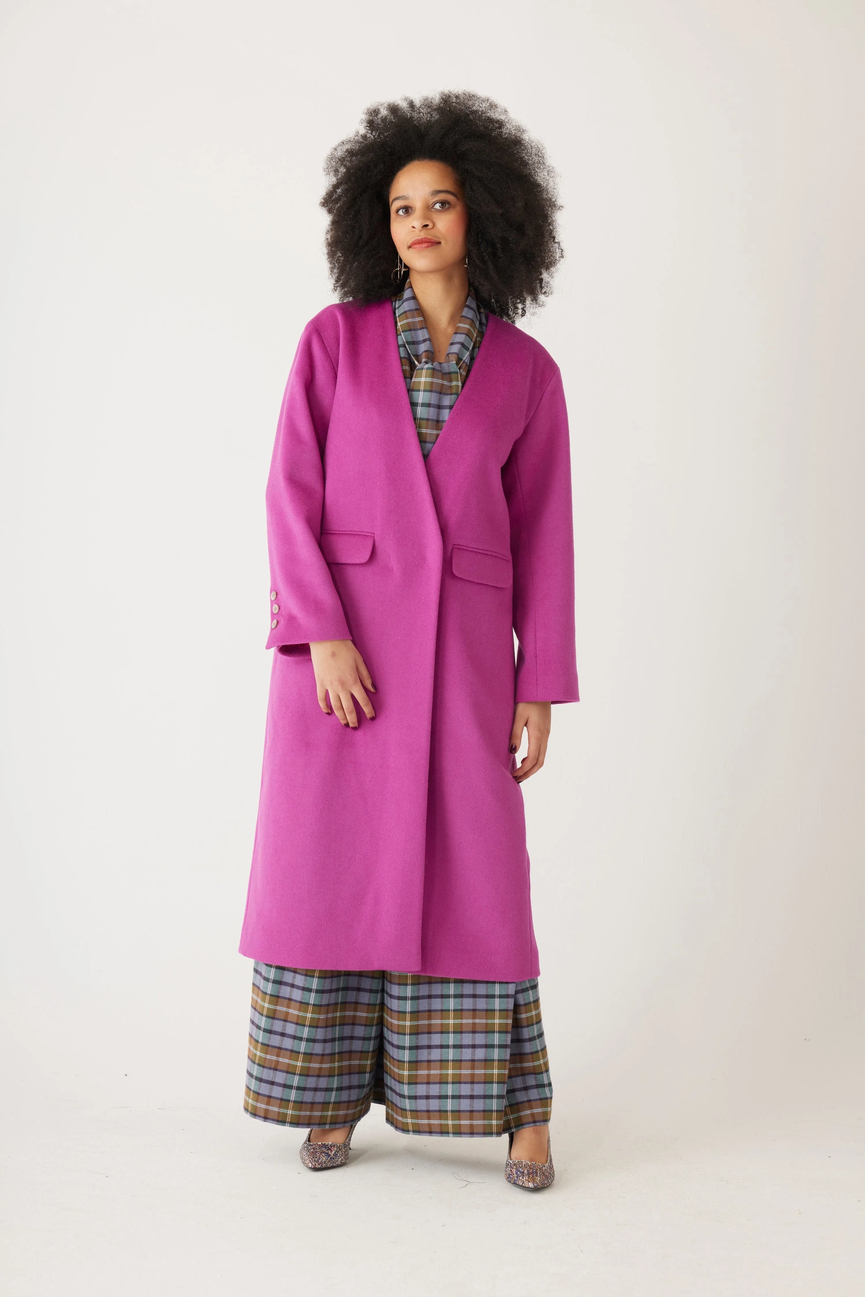 Nima Coat in Wool Blend