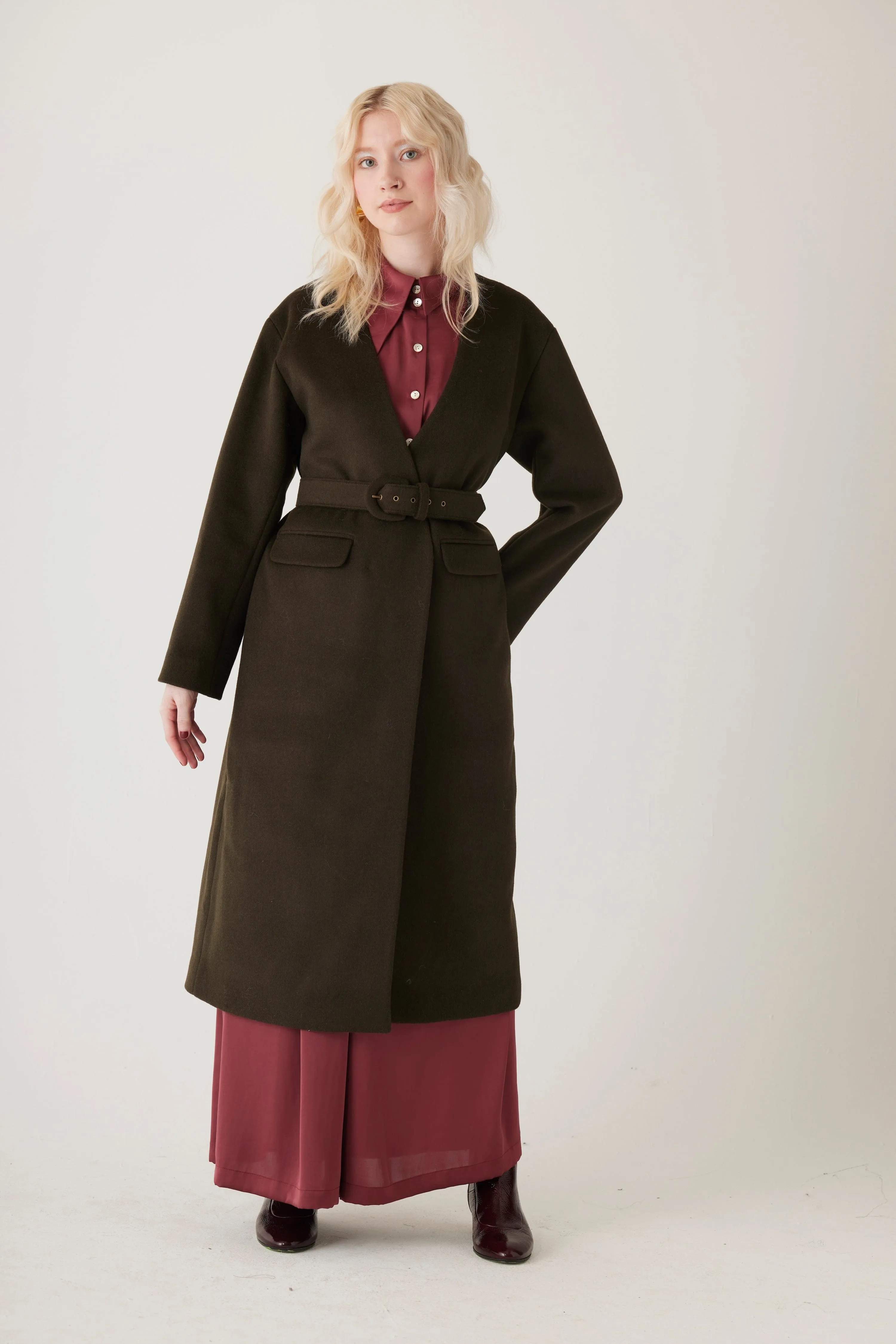 Nima Coat in Wool Blend