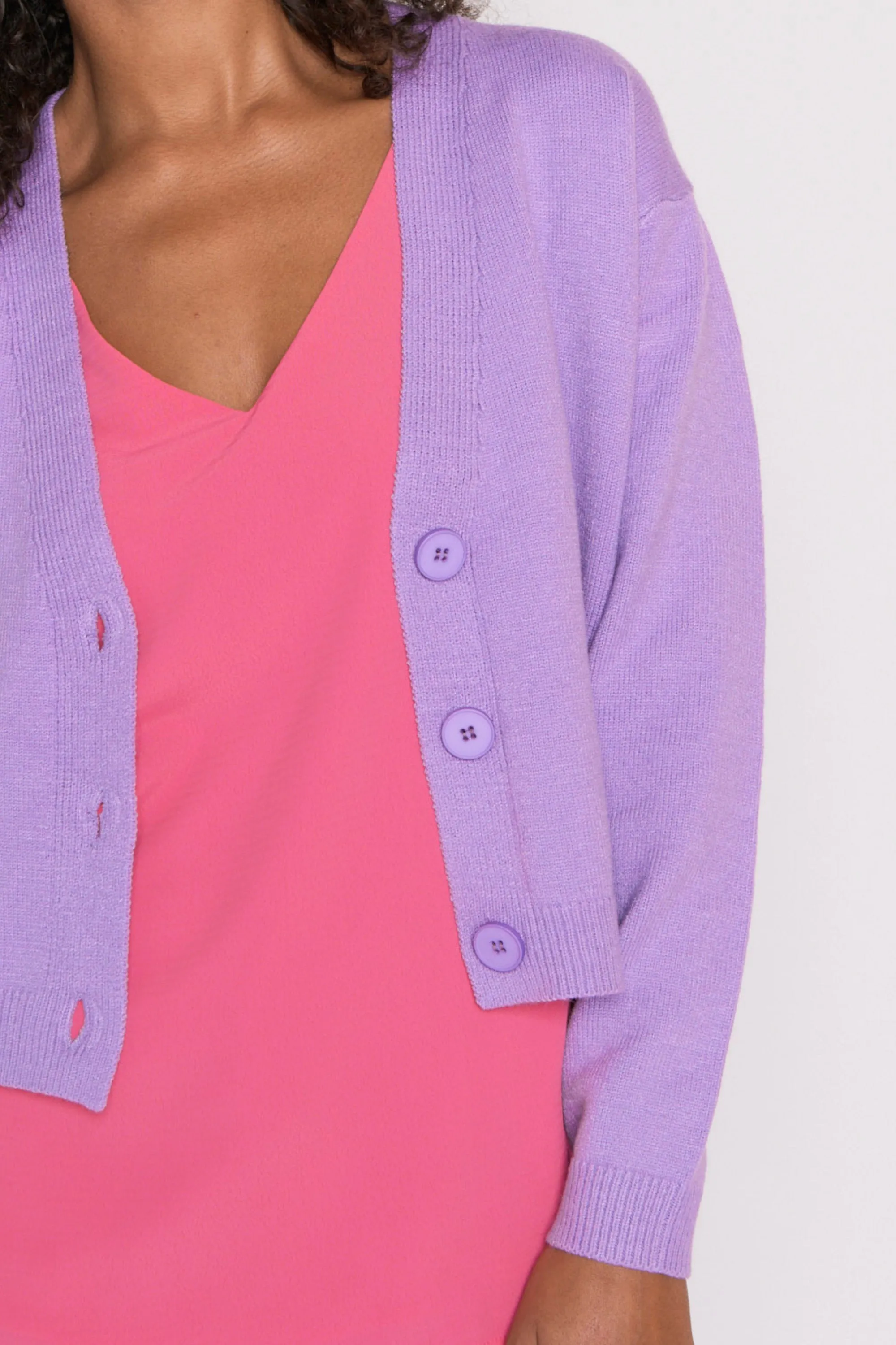 Norma Lilac Cardi