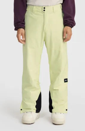 O'Riginals Park Loose Snow Pants | Lime Wash