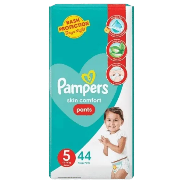 PAMPERS PANTS SKIN COMFORT JUNIOR 5 - 44 PANTS