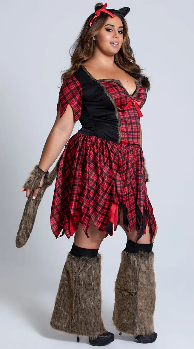 Plus Size Frisky Werewolf Costume