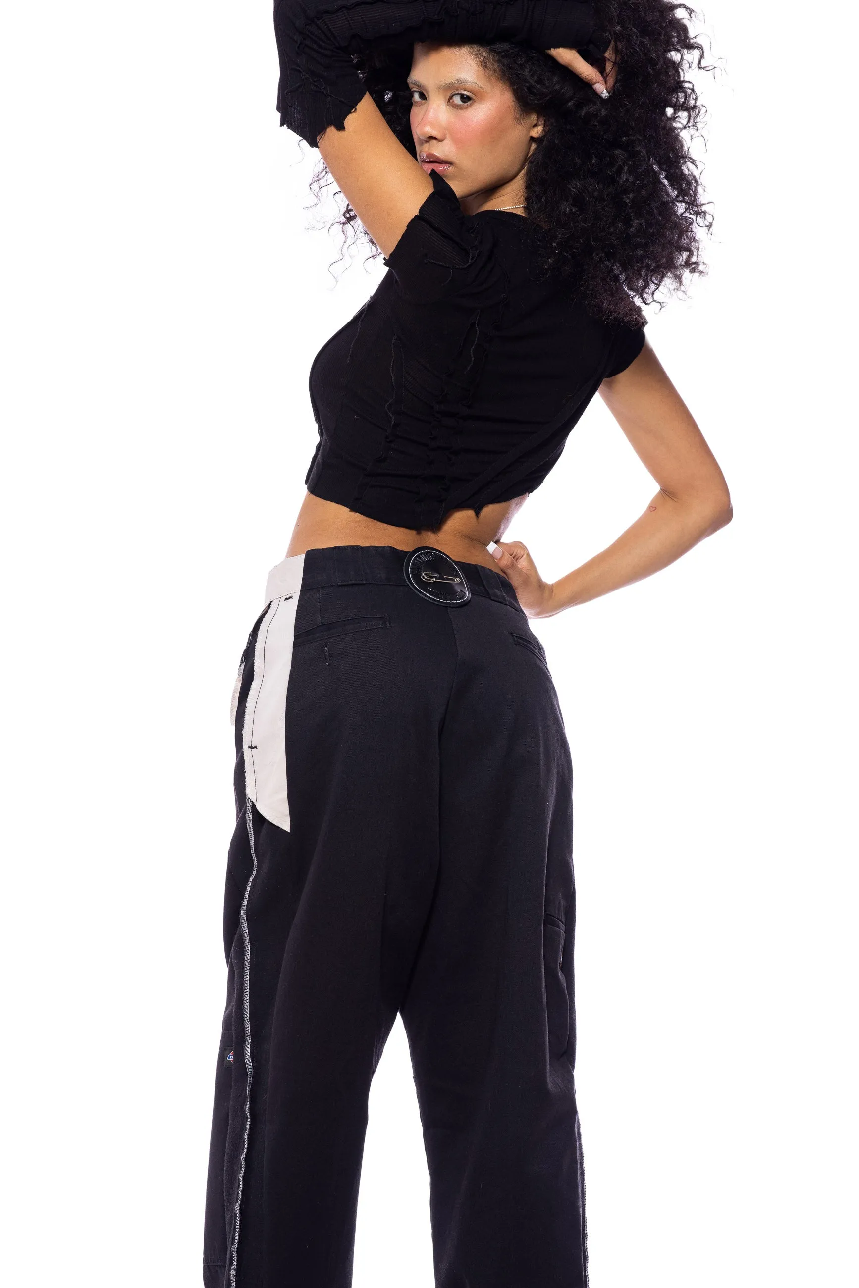 PORTERHOUSE WORKWEAR TROUSERS IN ONYX