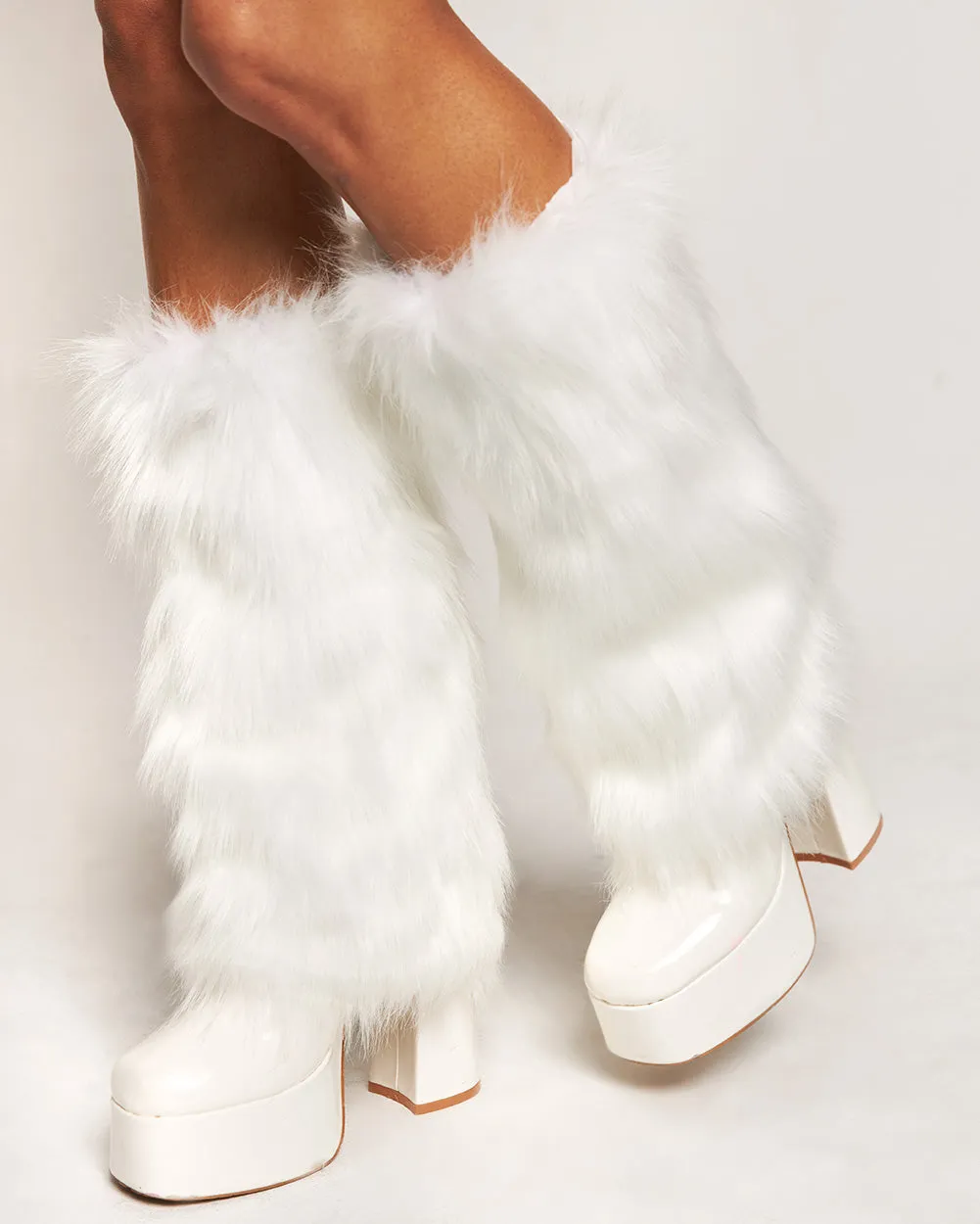 Pretty Privilege Fluffy Leg Warmers