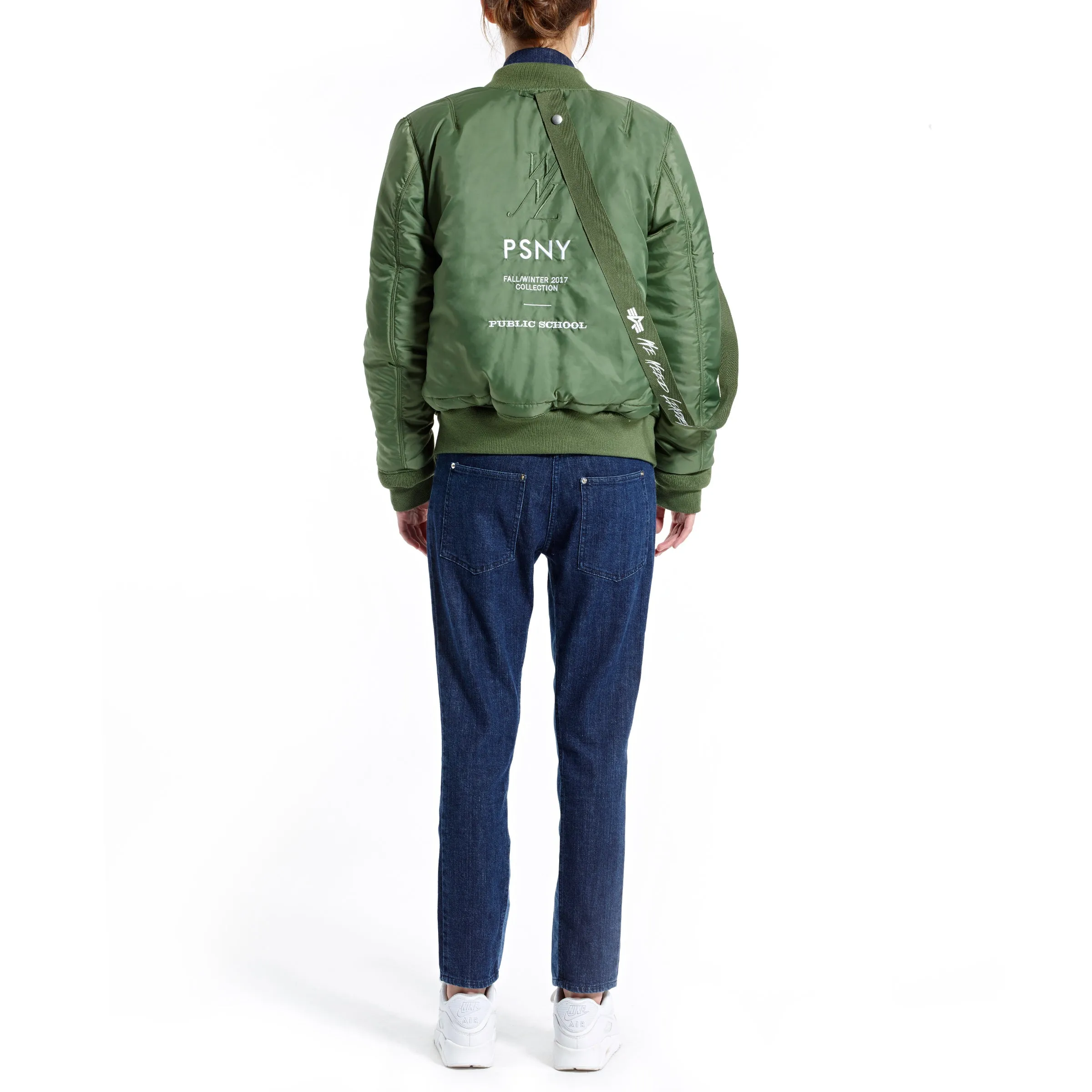 PSNY X Alpha Industries MA-1 Women's Reversible Bomber Jacket