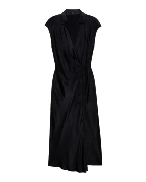 Rails Alai Satin Wrap Dress