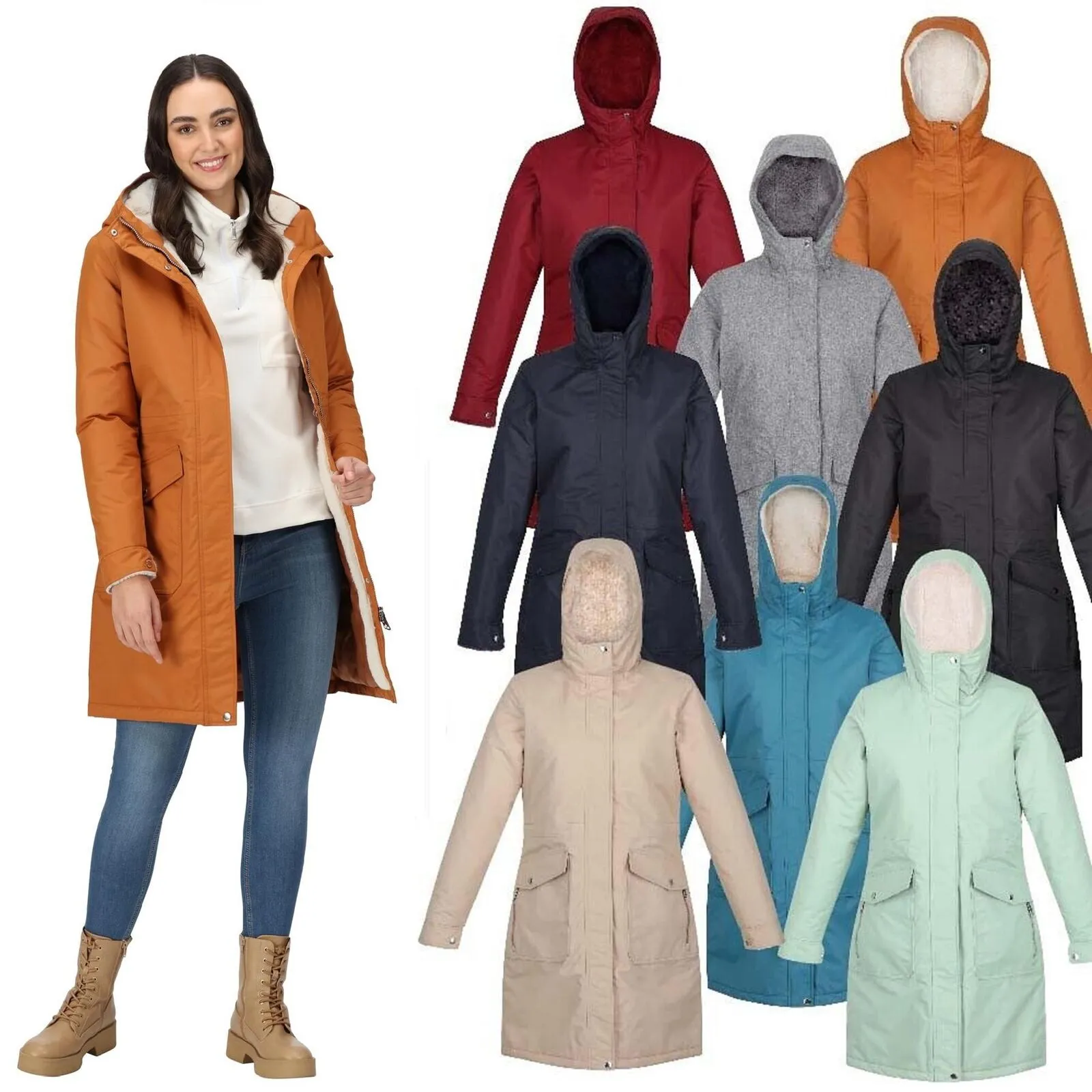 Regatta Womens Romine Waterproof Breathable Parka Jacket