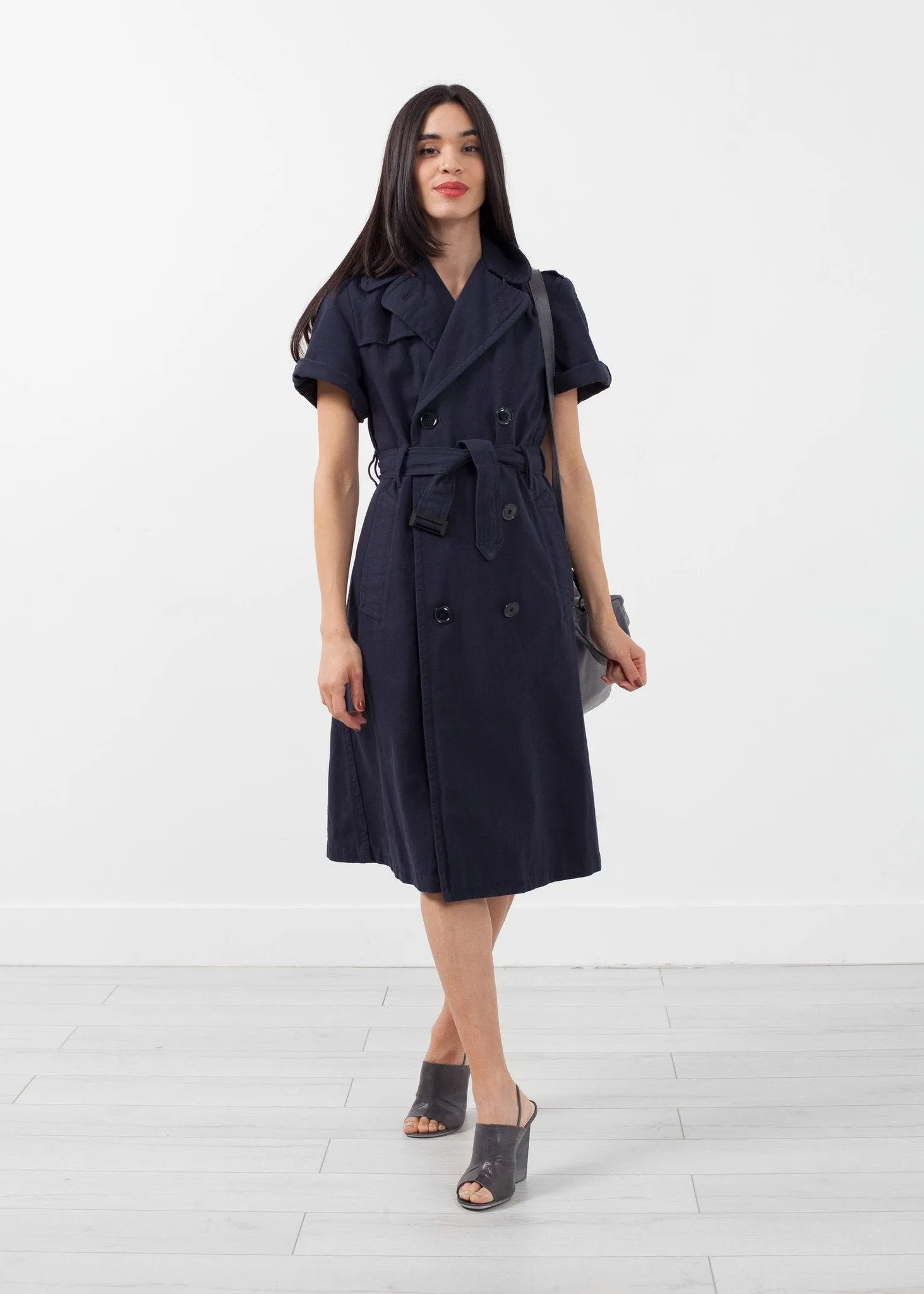 Rolled Sleeve Trenchcoat