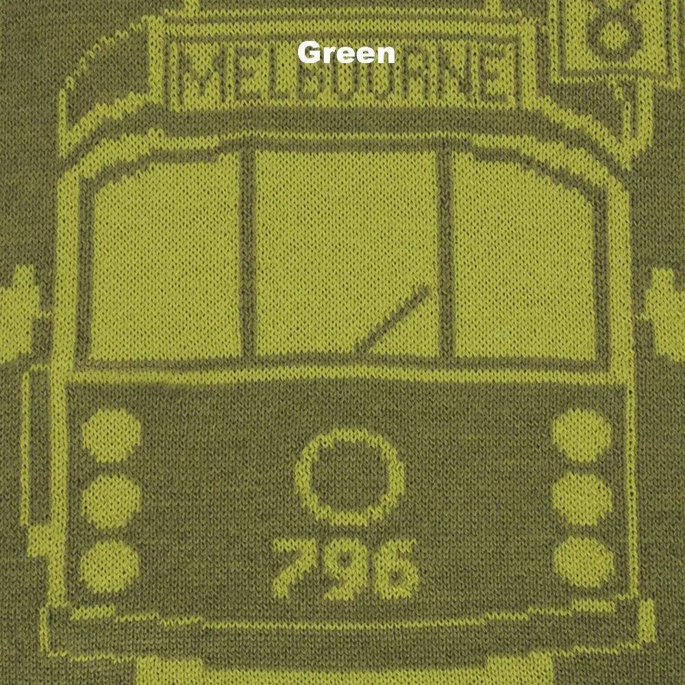 SCARVES - TRAM I AM - AUSTRALIAN EXTRAFINE MERINO