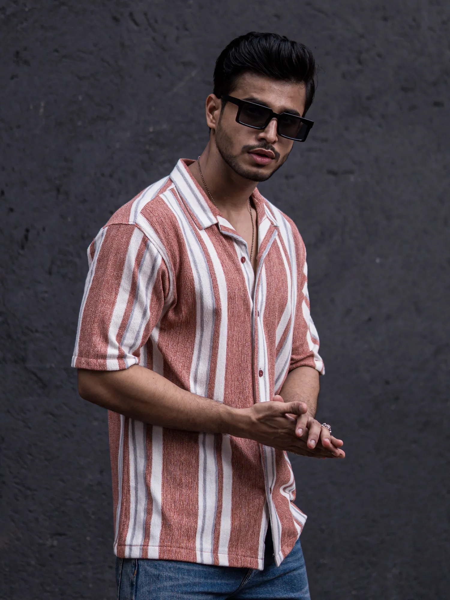 Striped Dark Onion Shirt