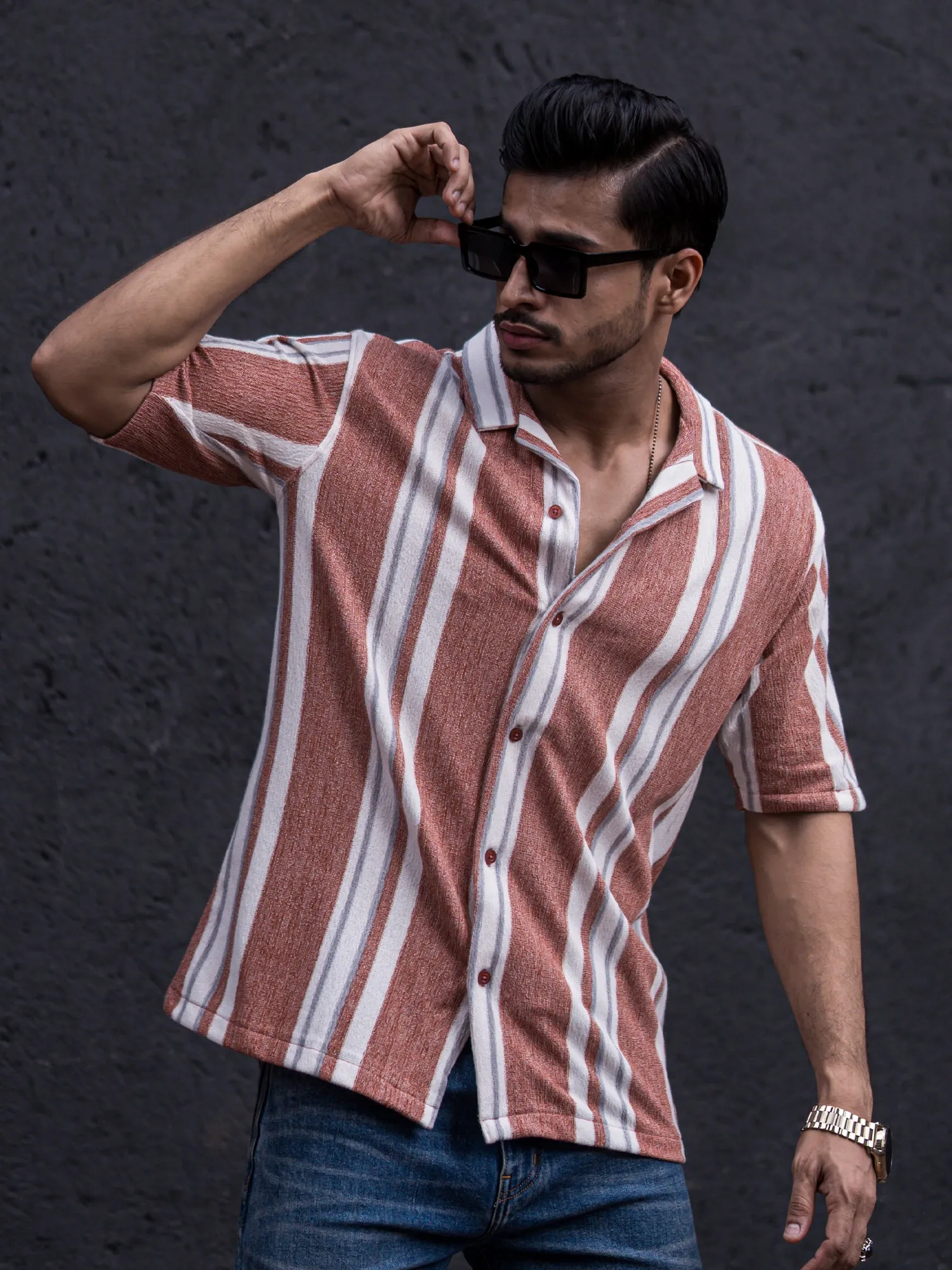 Striped Dark Onion Shirt