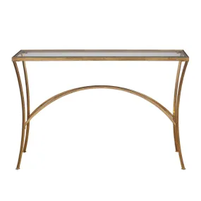 Uttermost Alayna Gold Console Table