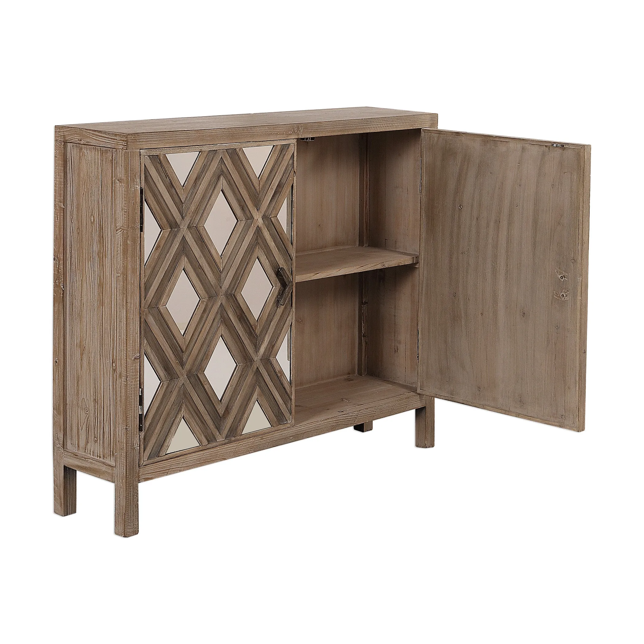 Uttermost Tahira Mirrored Accent Cabinet