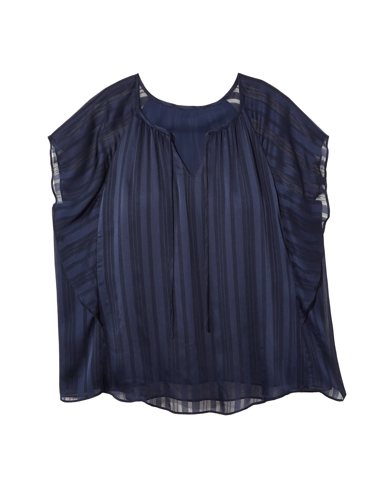 Vanessa Kimono Sleeve Blouse | Navy