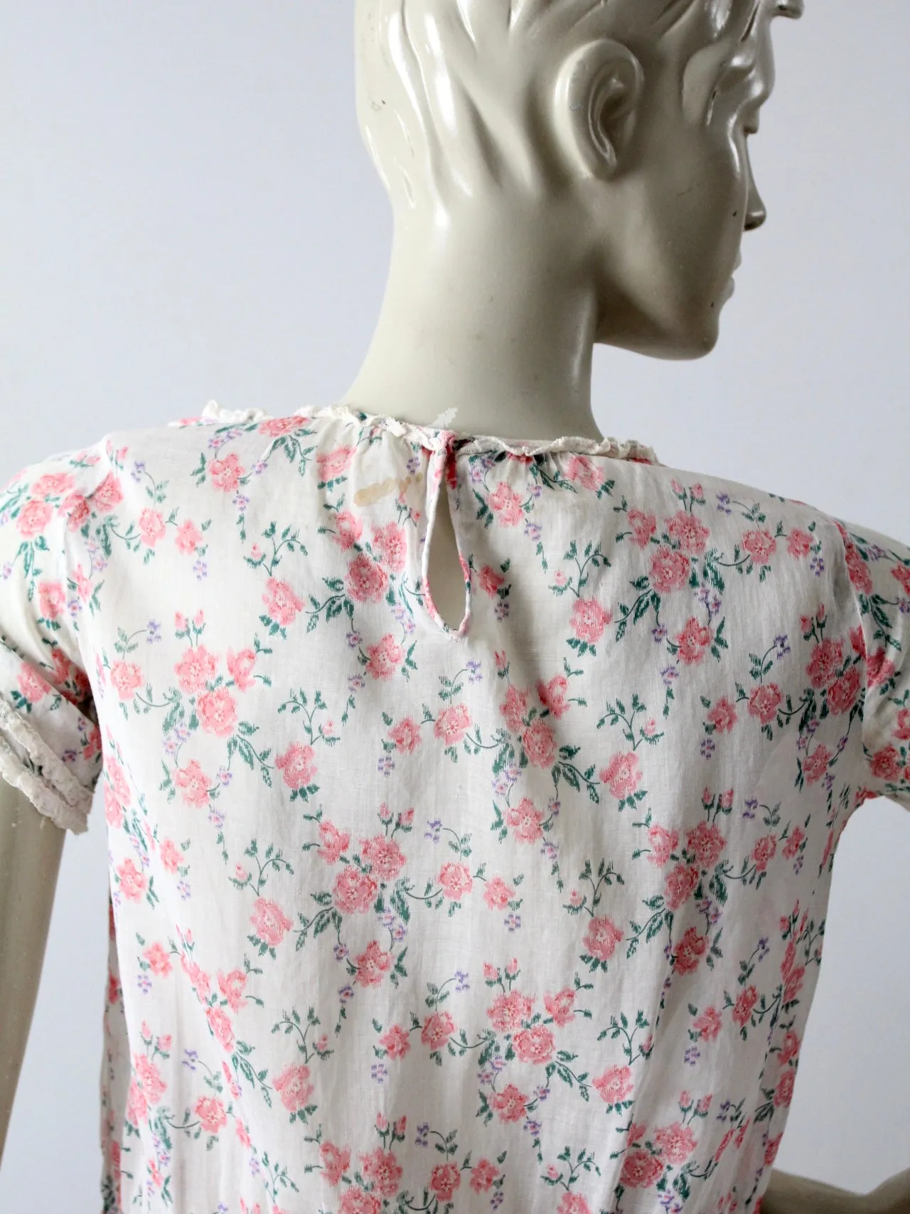 vintage 1920s floral dress