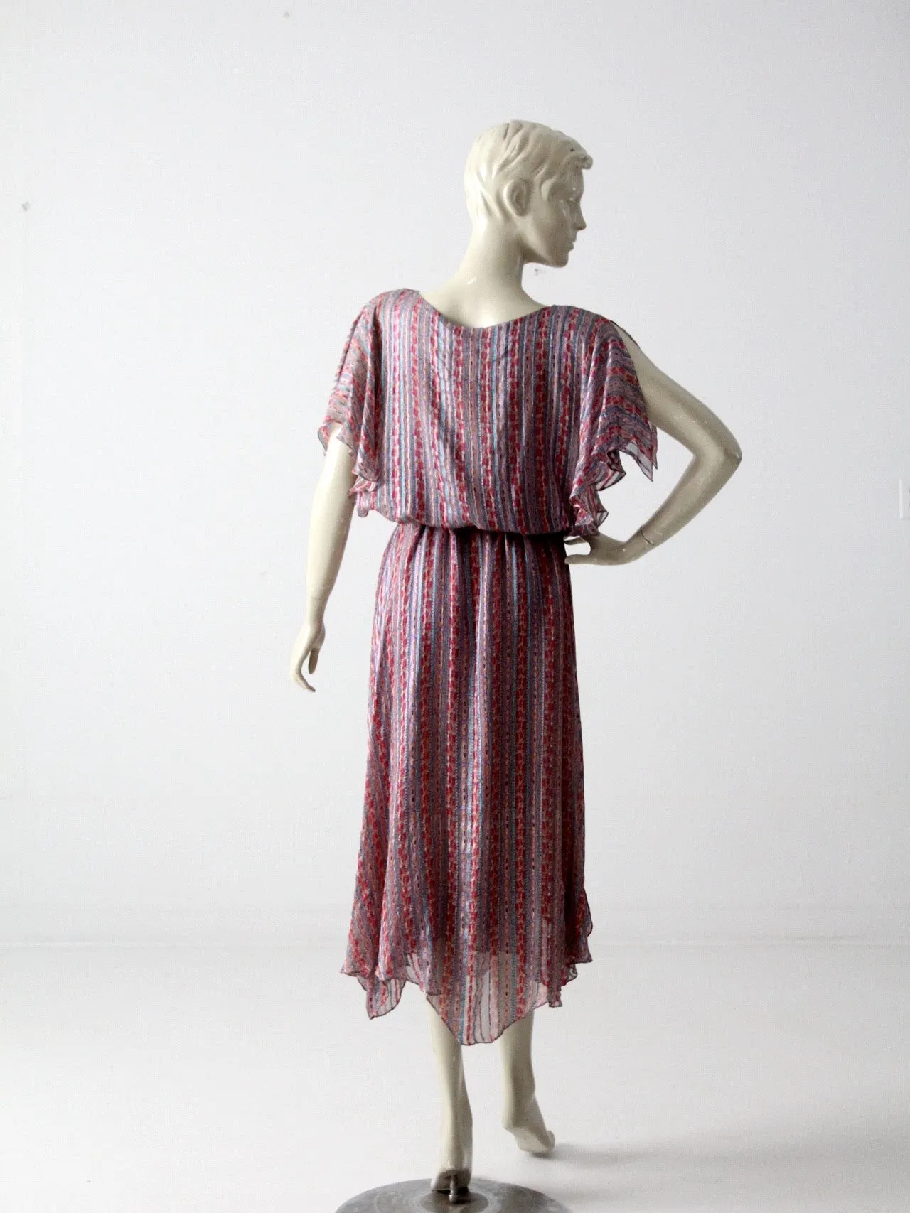 vintage 70s silk dress