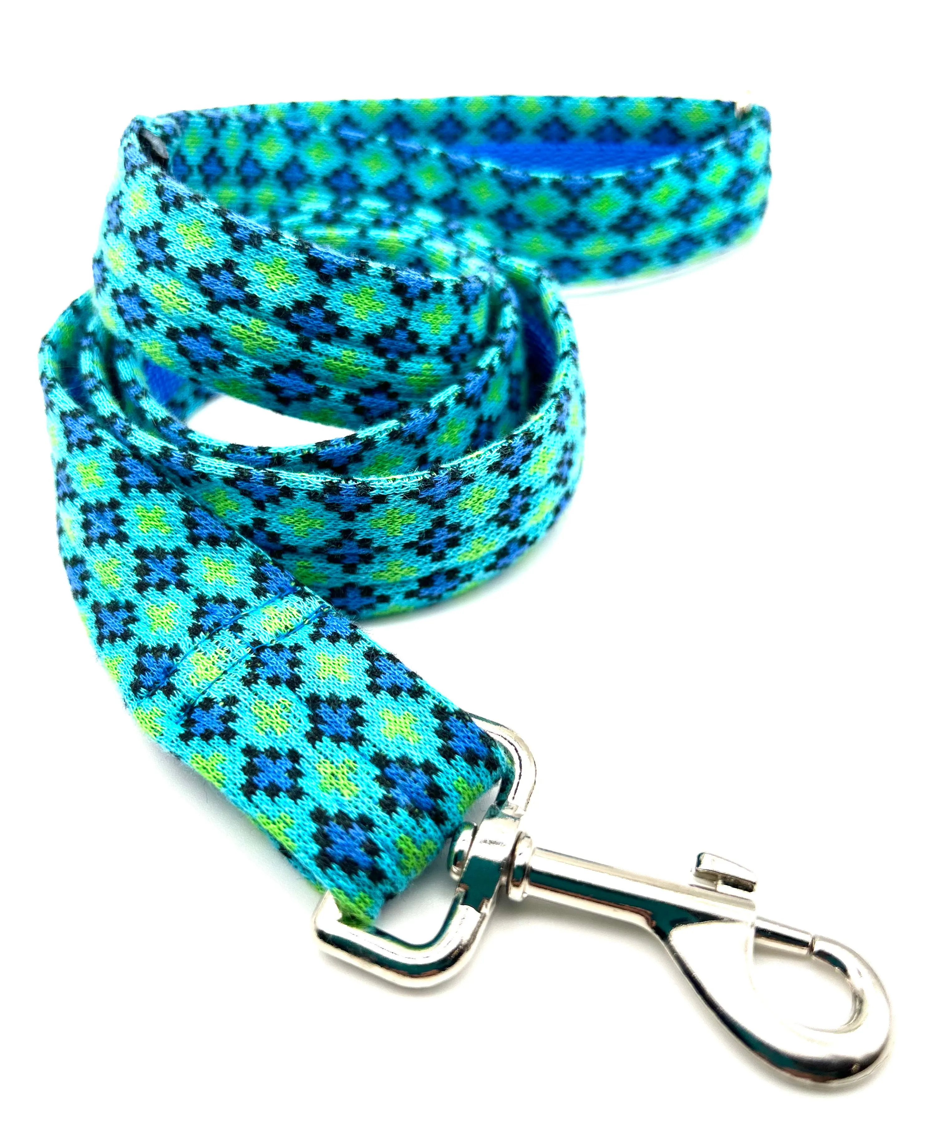 Vintage blues Design - Luxury Dog Lead set