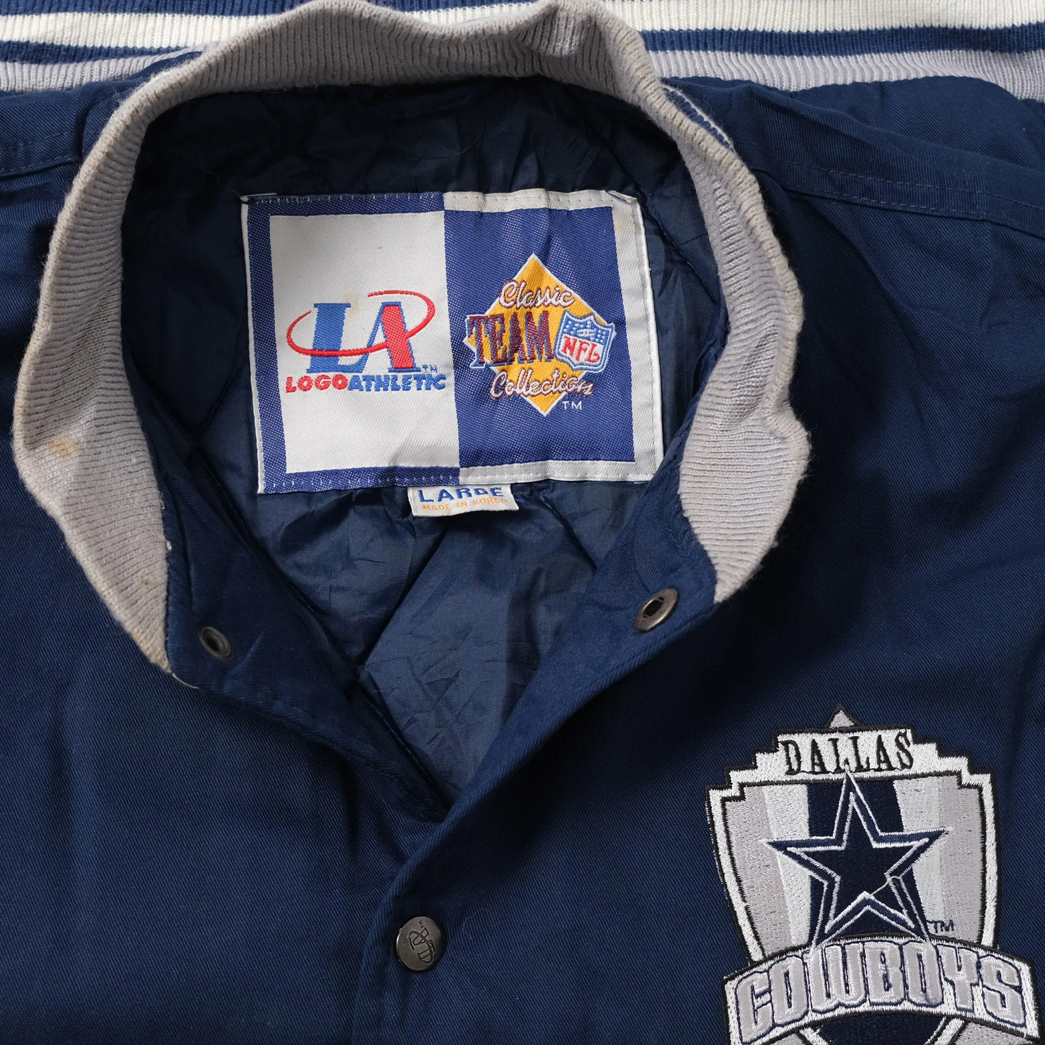 Vintage Dallas Cowboys Bomber Jacket Large