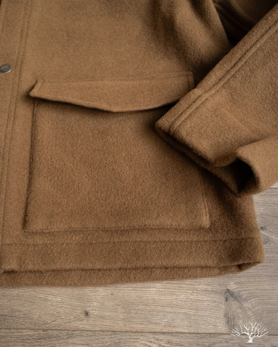 Welding Jacket - Tobacco Melton Wool