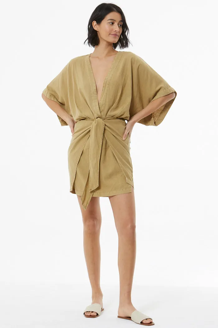 Willa Wrap Dress // Willow Pigment ~ NO RETURNS