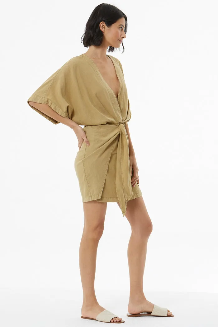 Willa Wrap Dress // Willow Pigment ~ NO RETURNS