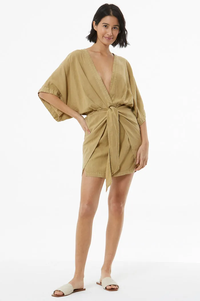 Willa Wrap Dress // Willow Pigment ~ NO RETURNS