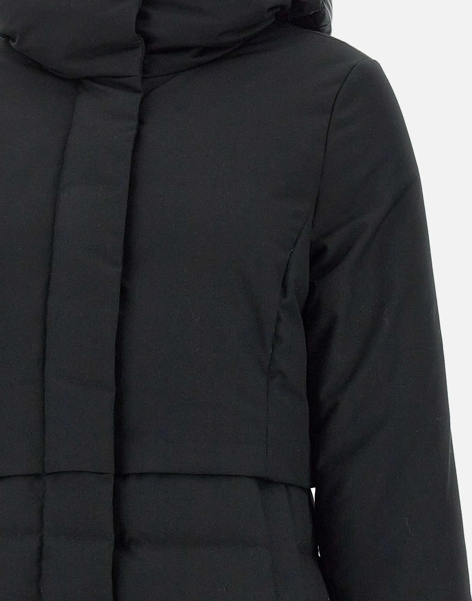 Women's 2-in-1 Black Parka