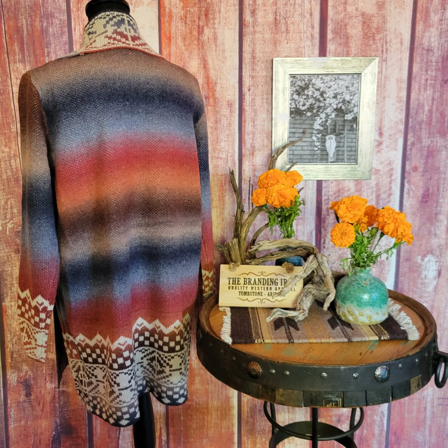 Women's Multi Color "Enya" Cardigan by Venario Inc.