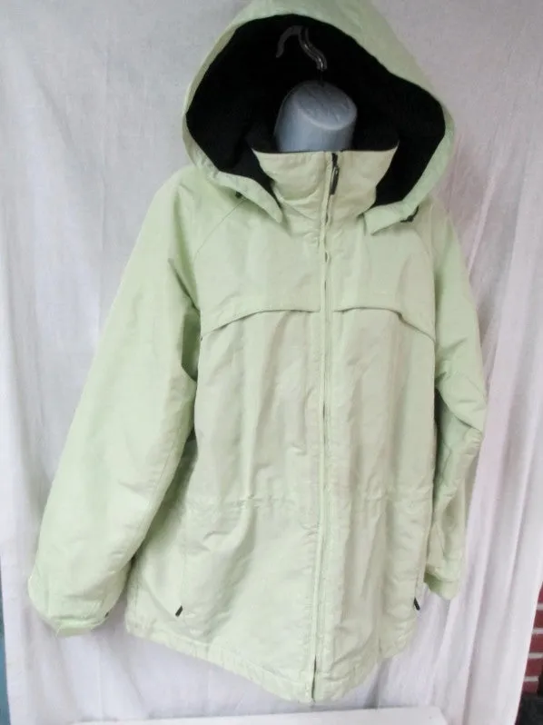 Womens PACIFIC TRAIL SEATTLE JACKET Ski Coat Parka Hooded M GREEN MINT Snowboard