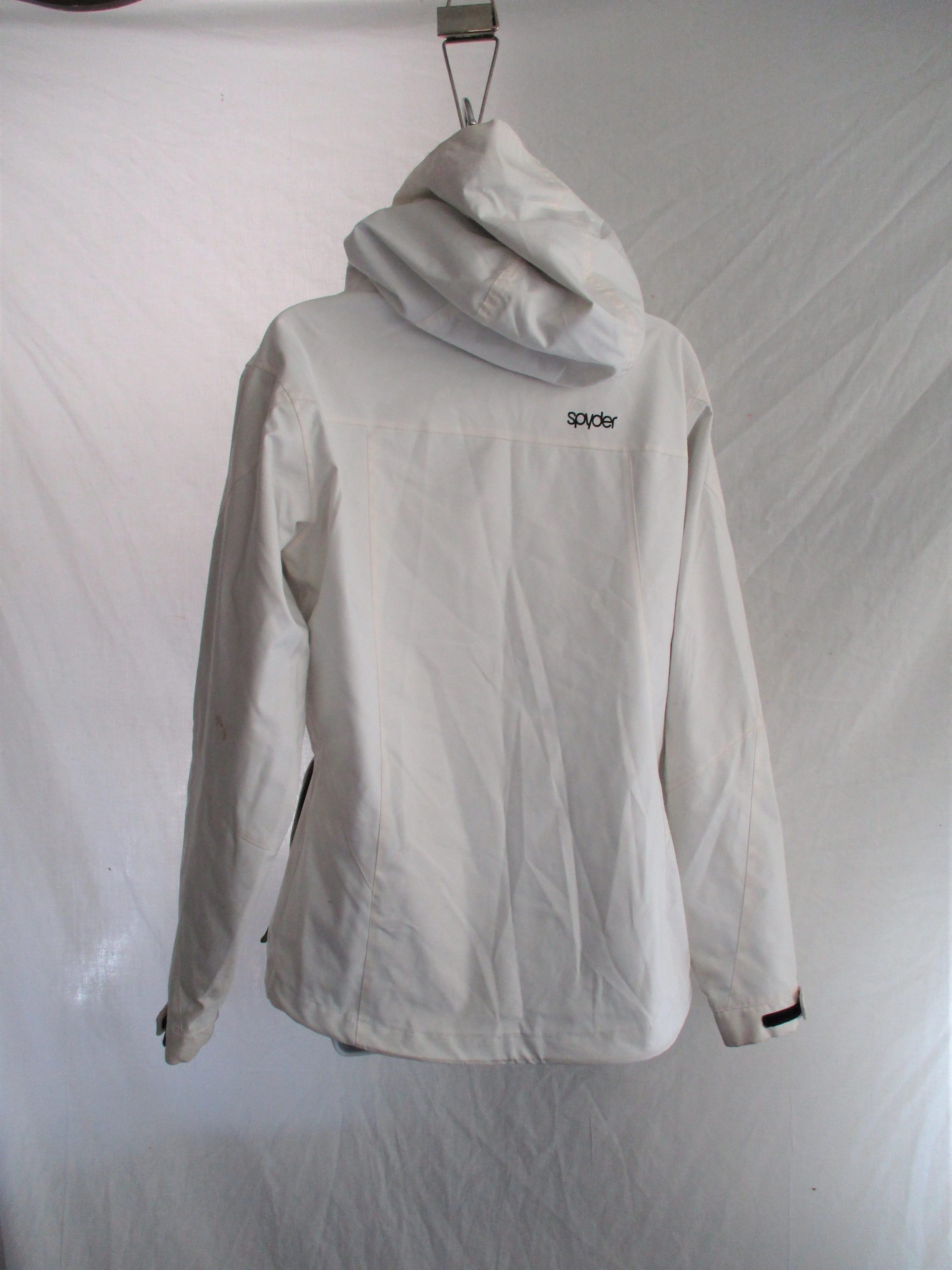 Womens SPYDER Ski Snowboard Winter JACKET Coat 10 WHITE