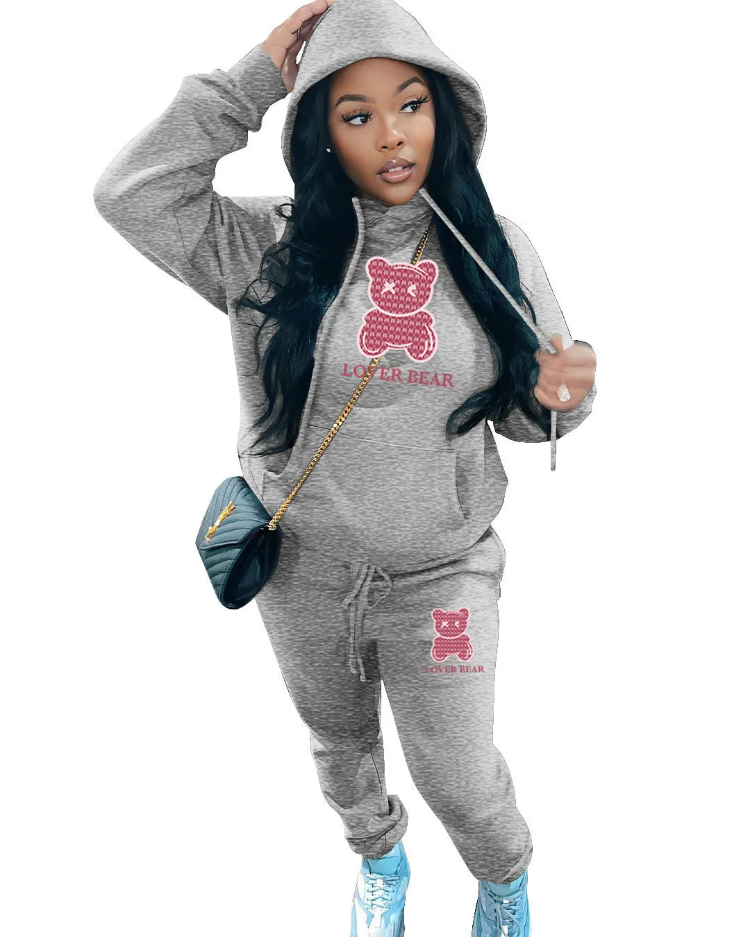 Women's Suit Hooded Sweatshirt And Sweatpants