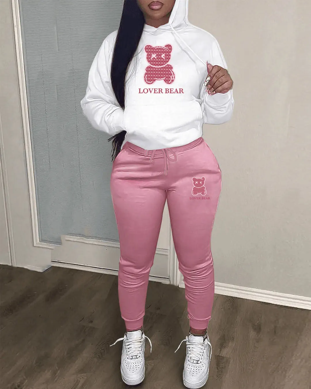 Women's Suit Hooded Sweatshirt And Sweatpants