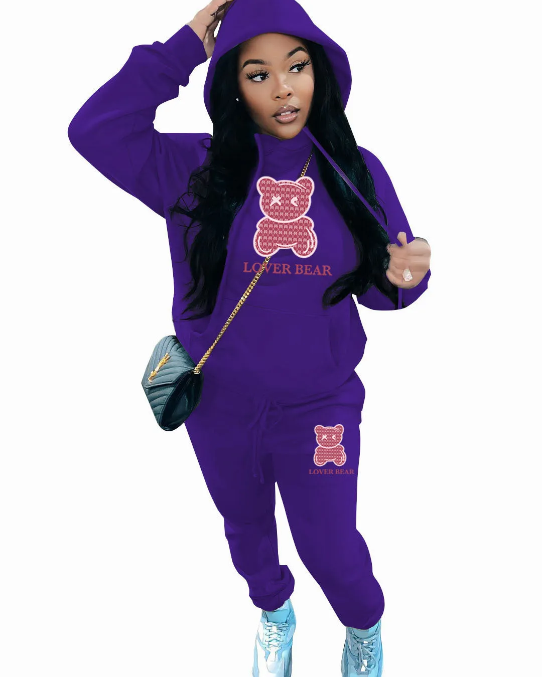 Women's Suit Hooded Sweatshirt And Sweatpants