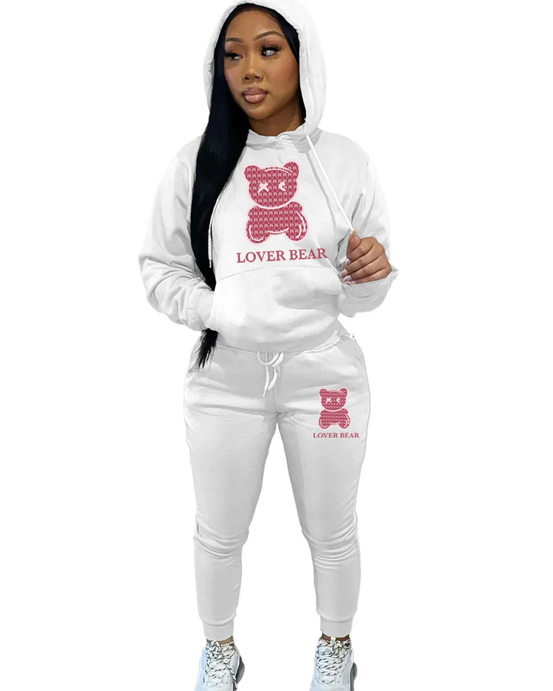 Women's Suit Hooded Sweatshirt And Sweatpants