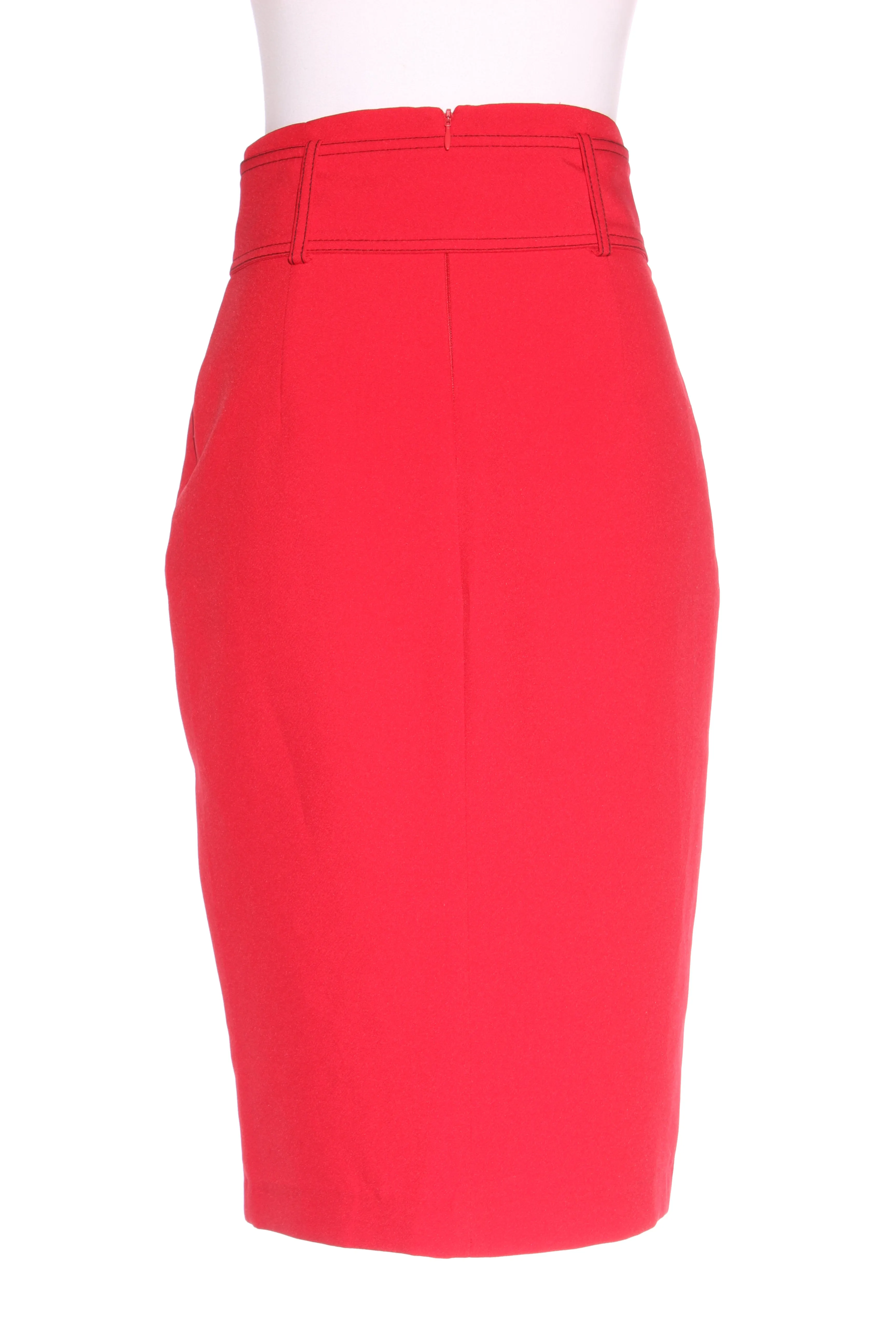 ZARA - Red woven pencil skirt! 10