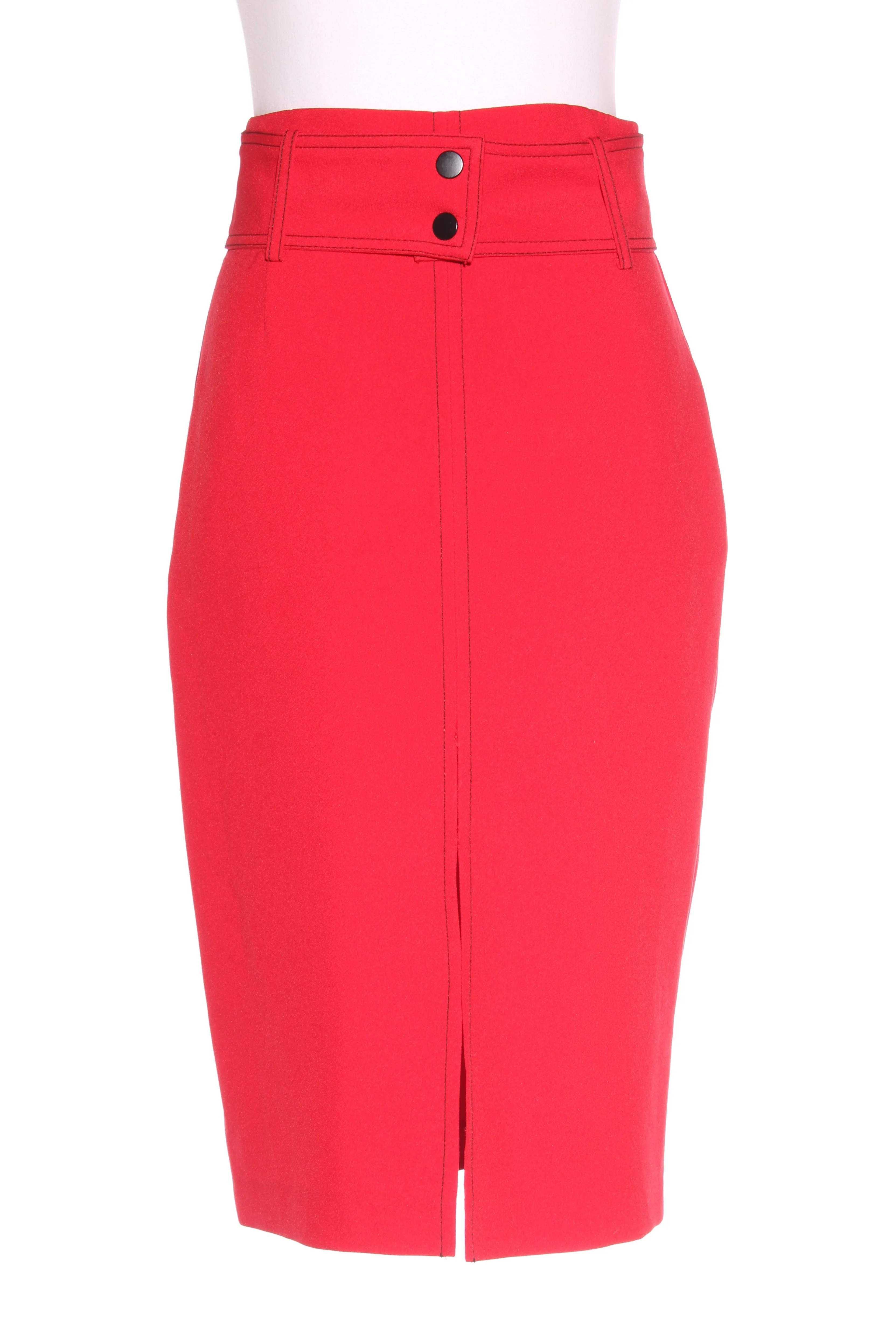 ZARA - Red woven pencil skirt! 10