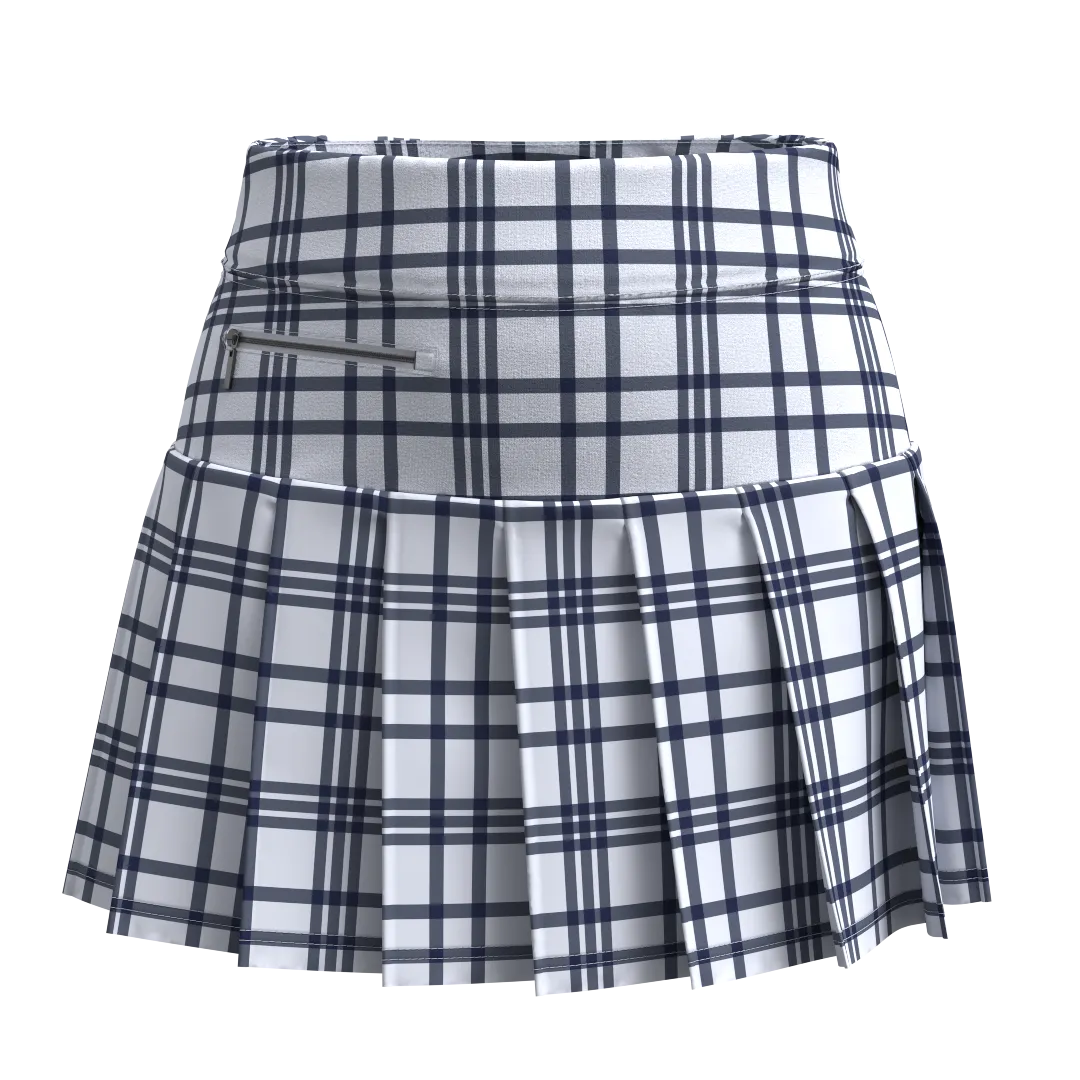 Zippy Skort 15 inch - NAVY GG PLAID (SMALL)